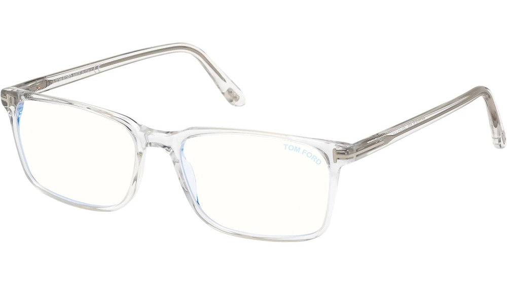 Tom Ford FT5931-DB 026 Clear Square Eyeglasses 49